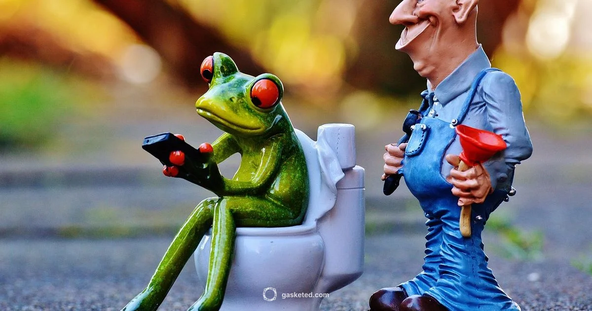 Fix Toilet Gasket - Gasketed