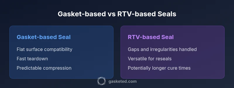 Comparison of gasket-based vs RTV-based rear differential seals