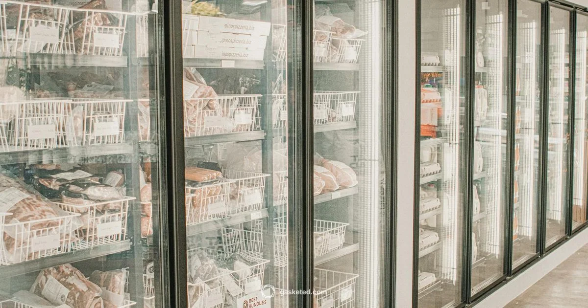 Broken Freezer Seal - Gasketed