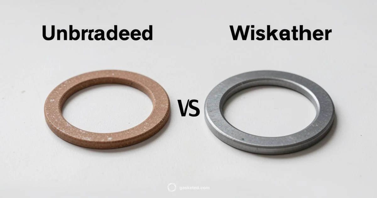 Gasket vs Washer Gasket vs Washer - Gasketed